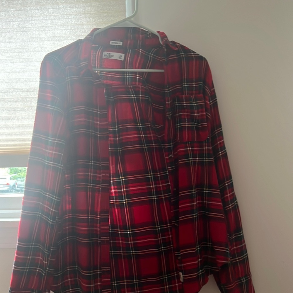 Hollister Boyfriend Fit Flannel